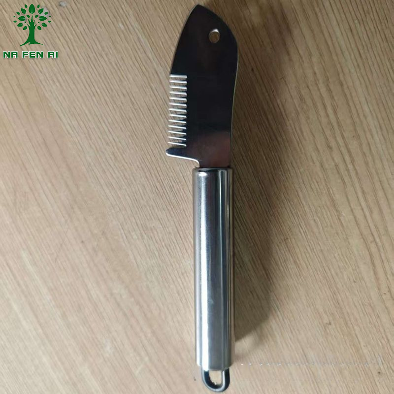 NA FEN AI Stainless Steel Onion Cutter Knife for Fine Slicing and Chopping in Kitchen ราคา 24 บาท*ส่งฟรี