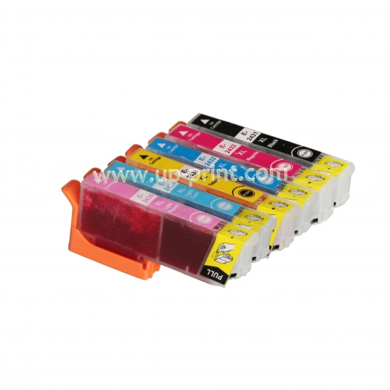 【Exclusive Offer】 6pk Ink Set 24xl T2431 - T2436 Compatible Ink For Epson Xp-750 Xp-850 Xp-950 Xp-860 Xp-55 Xp-760 Xp-960 Xp-970 Printer