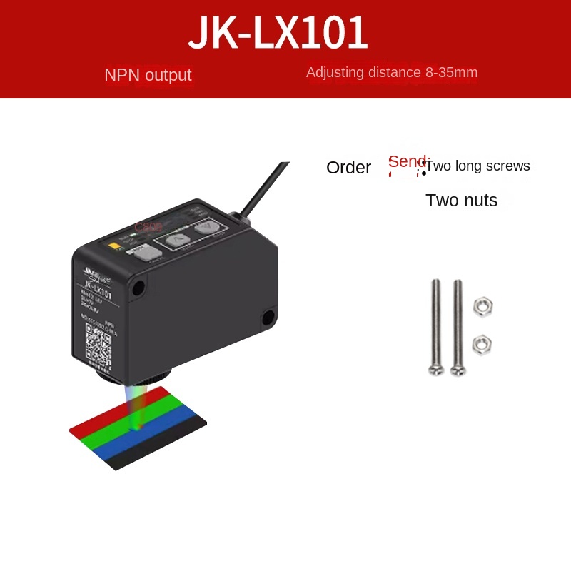 Cảm Biến Màu JK-LX101 24V | Tùy chọn: JKE BV-LX101, RGB-CZ10, JK-LX101 - Nhận Diện Màu và Định Vị Nhãn