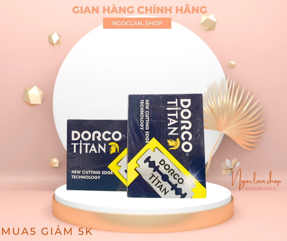 HỘP 100 LƯỠI DAO LAM DORCO TITAN