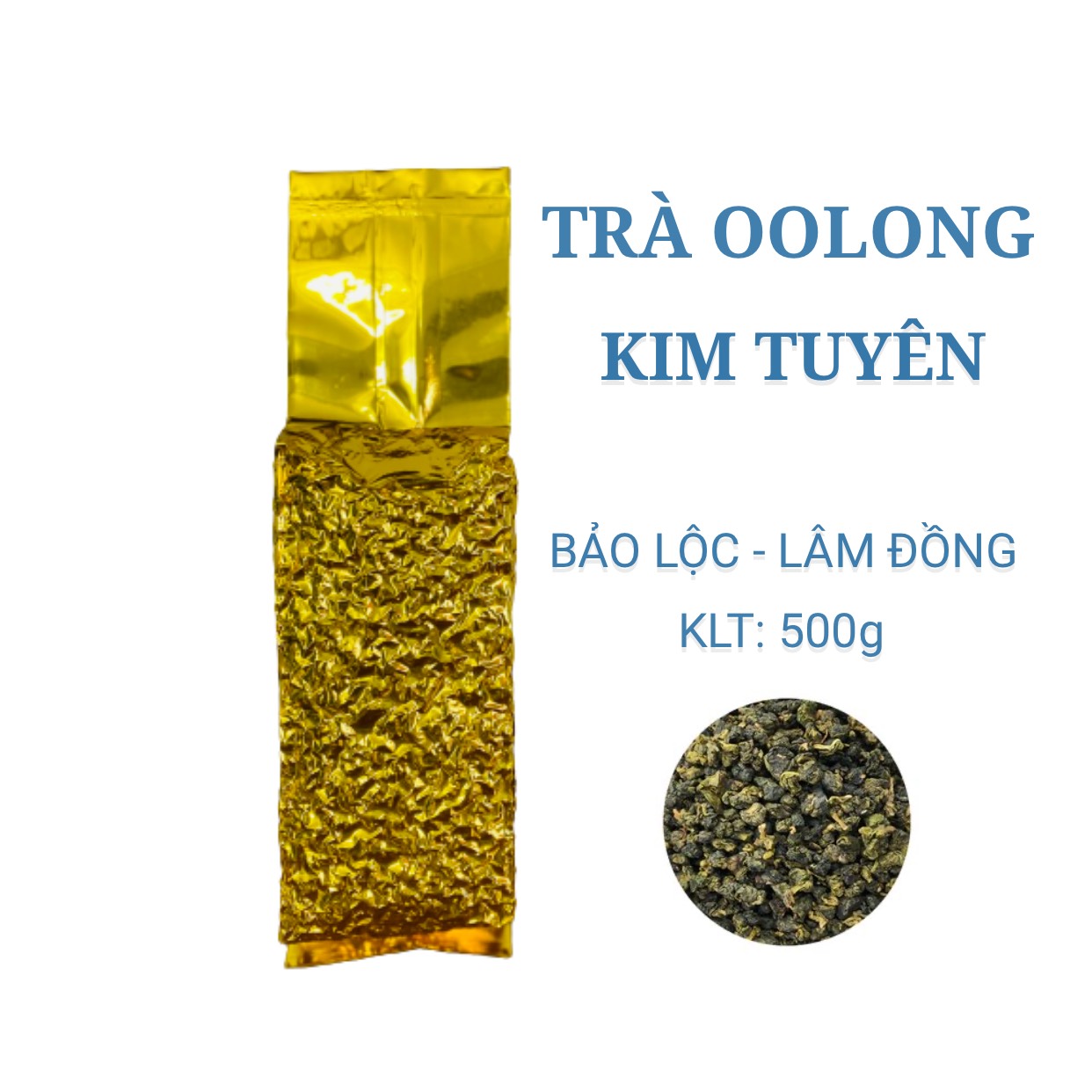 Trà Oolong ô long Kim Tuyên loại II xuất khẩu Đài Loan