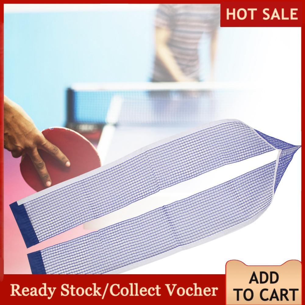 Zizev bóng bàn Net bóng bàn net với khung thể thao Phụ kiện thay thế Polyester đơn giản cho trong nhà ngoài trời (màu xanh)