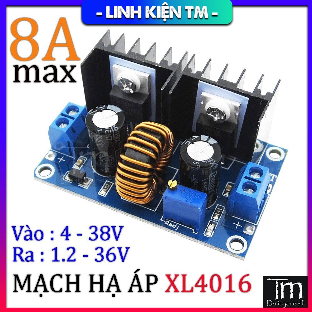 Mạch hạ áp buck xl4016 8a 4 - 38v