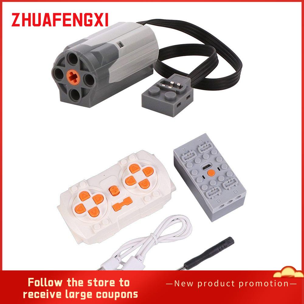ZHUAFENGXI Có thể lập trình Bộ điều khiển từ xa Điều khiển thông minh Có thể sạc lại Hộp pin Chuyên nghiệp Bộ đồ chơi xếp hình Dự án tự làm