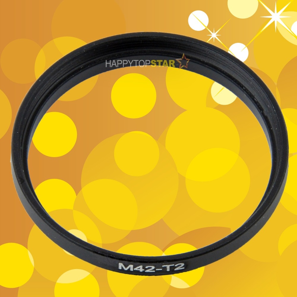 M42 Male To T T2 Female  M42(42Mm 1Mm Thread Pitch)- T T2(42Mm 0.75Mm Thread Pitch) 42Mm Coupling Lens Ring Adapter Adaptor