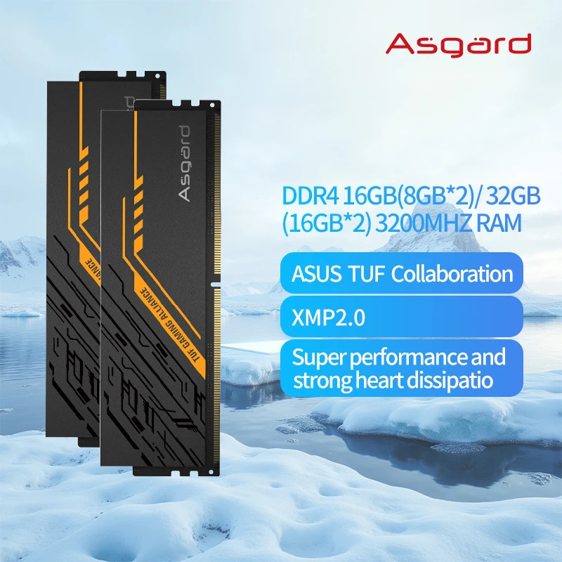 Asgard Freyr Series Ddr4 Ram 8Gb 16Gb 32Gb 3200Mhz 3600Mhz Dual