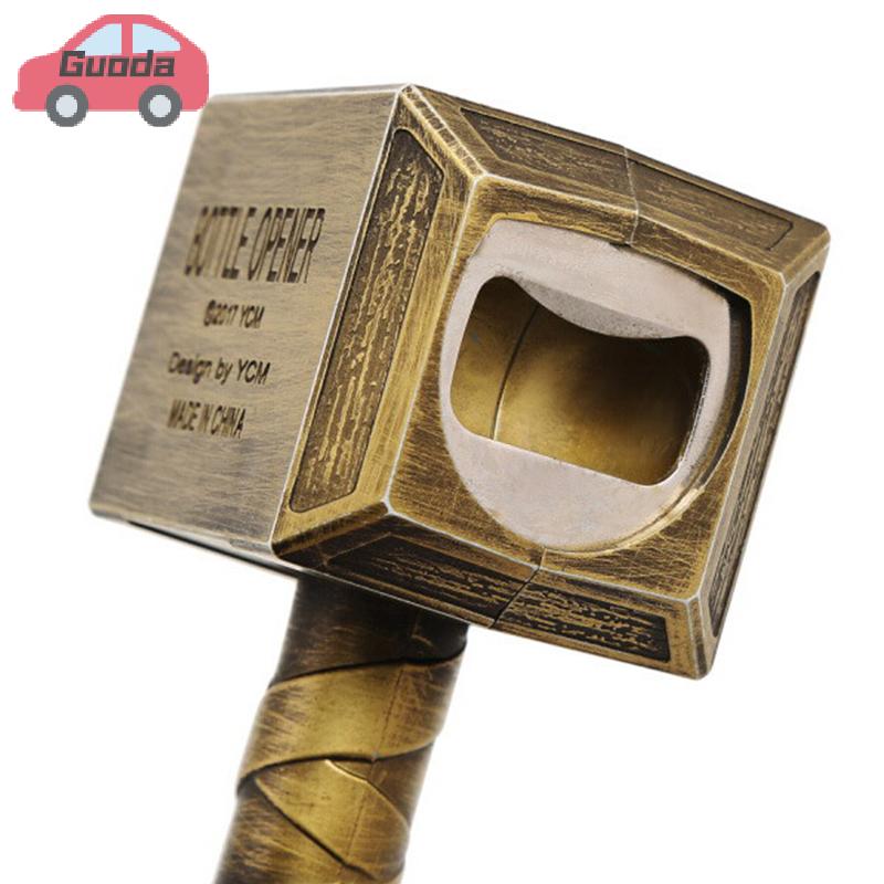 Guoda 1 cái dụng cụ mở chai bia búa đóng chai tay cầm bia hình Thor dụng cụ mở chai bia