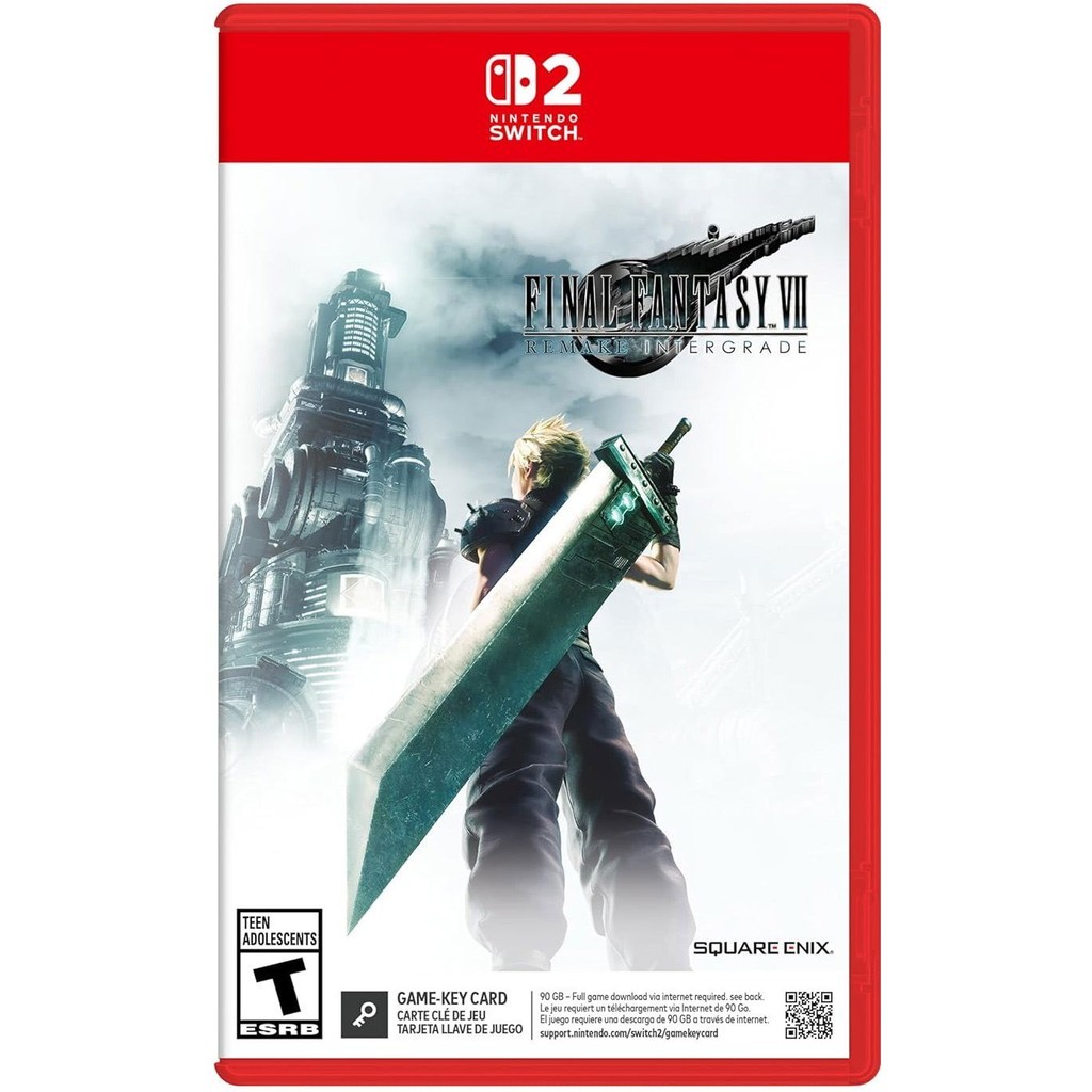 Pre-Order | Nintendo Switch ™ Ns2 / Nsw Final Fantasy Vii Remake Intergrade Game Key Cart (Released 2026-01-22) (by Classic Game) ราคา  1,590 บาท*ส่งฟรี