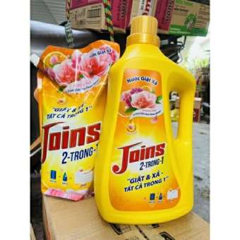 Nước giặt xả Joins 2 trong 1 túi 2.2kg - túi 3.6kg - can 2.7kg