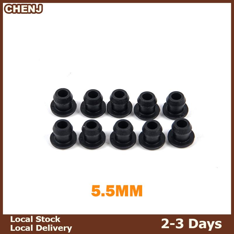 CHENJ fast delivery 10 cái nút bịt lỗ cao su silicon nút bịt đầu trống 2.5-14mm