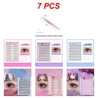 【local Stock】KUESICR [GIFT Tweezer] BQI Glue-Free 100-120 Cluster False Eyelashes 10-12mm C Curl Self-Adhesive Softer Lashes Natural False Eyelashes Long-lasting Curling Lazy Single Cluster Eyelashes Reusable Eye Makeup