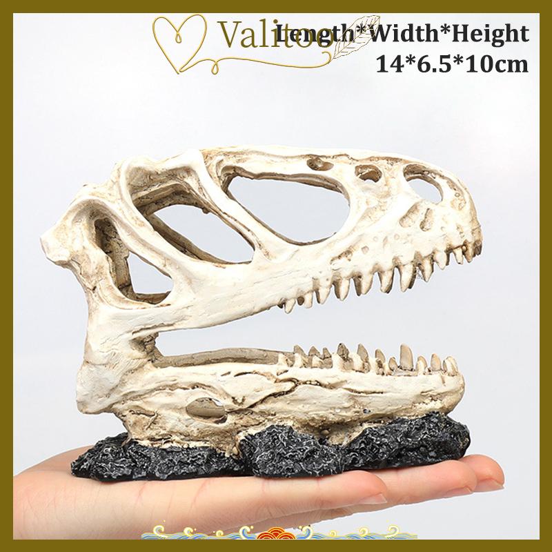 [Valitoo] Mô phỏng nhựa động vật hộp sọ trang trí tự làm bể cá bể cá phụ kiện trang trí sáng tạo hộp sọ cảnh quan bể cá trang trí - 3