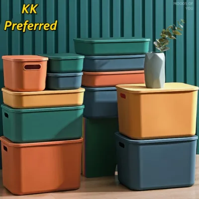 🔥🔥【SG READY STOCK】Colorful Modern Home Storage Organizers Box Container Basket Clothes Storage Organiser