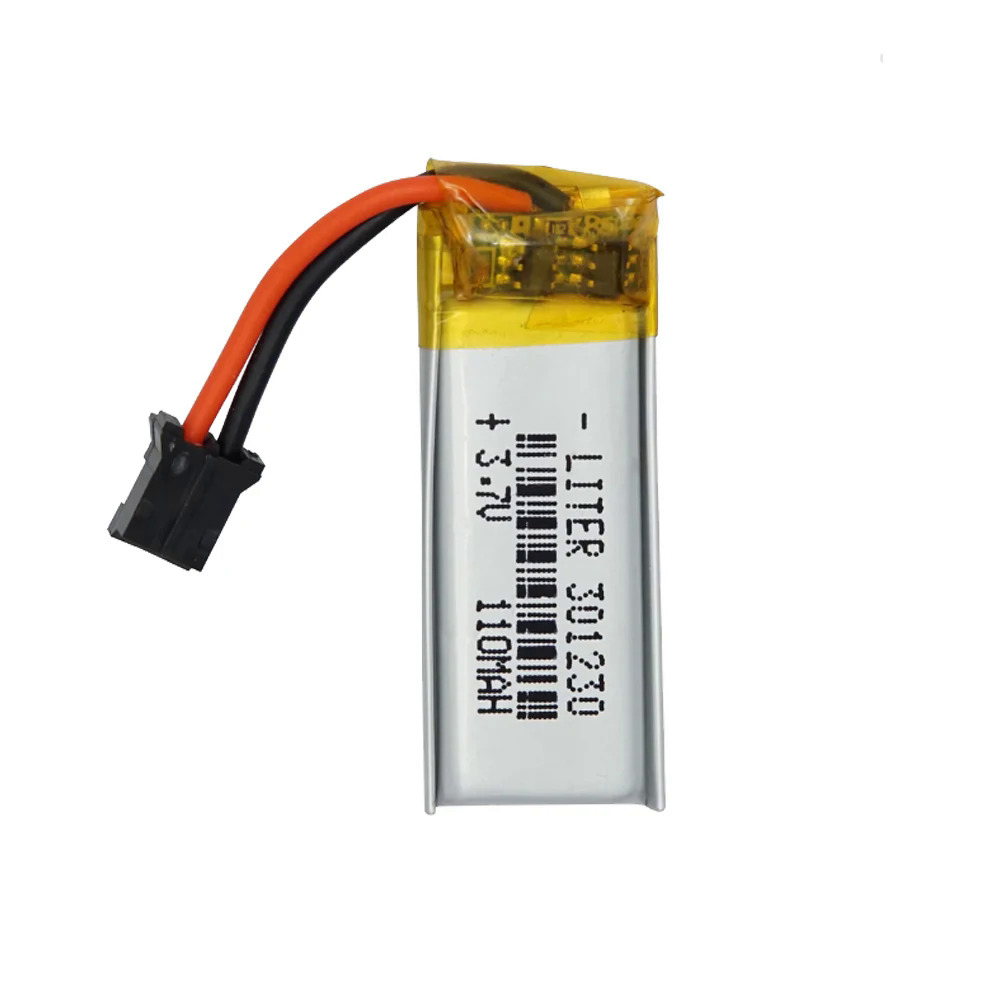 Jst PH 2.0mm 3.7V 110mAh 301230 Lithium Polymer Li-Po cho đẹp Nano "hoặc bàn phím không dây