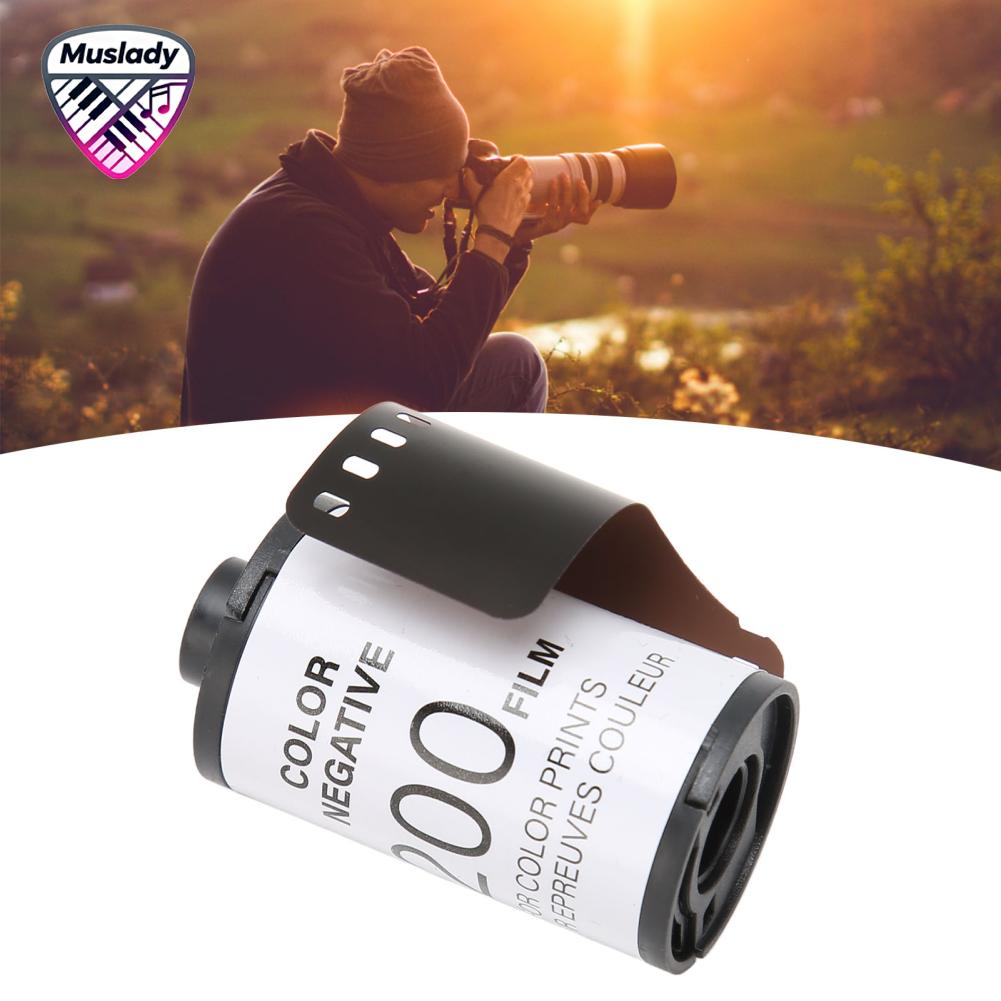 Muslady 200 ISO สีลบกล้องฟิล์มสีฟิล์ม 8 แผ่น 35 มม.Medium Contrast มัลติฟังก์ชั่นสำหรับการถ่ายภาพสำหรับ CAMPING ราคา 235 บาท*ส่งฟรี