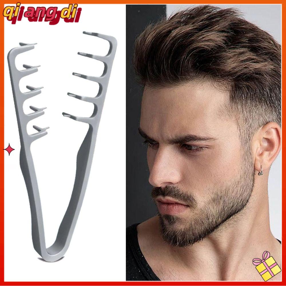 QIANGDI Trọng lượng nhẹ Lược chải lông tạo kiểu tóc Di động Dễ lau chùi Lược tạo khối tóc xoăn  Dụng cụ chăm sóc tóc Lược tạo kiểu cho salon