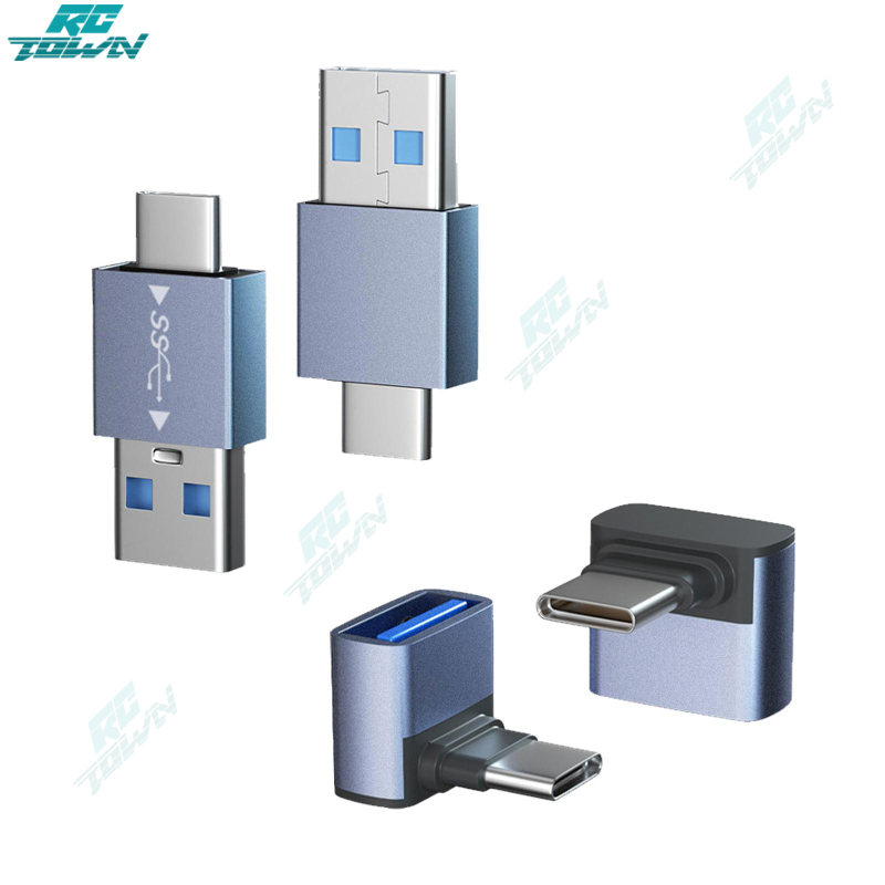 2024New!Usb-C Male To Usb-A Male Otg Adapter C Male To A Female 3D Elbow Converter For Charging Data Transmission ราคา 19 บาท*ส่งฟรี