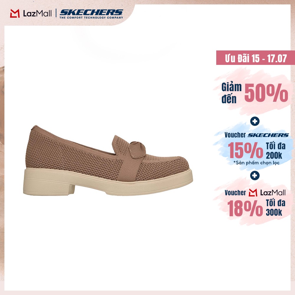 [Chỉ 15-17.07 - Voucher Skechers 18% + Voucher 18%] Giày Búp Bê Nữ Skechers Modern Comfort Cleo Taylor Desire - 159029-MOC Air-Cooled Memory Foam