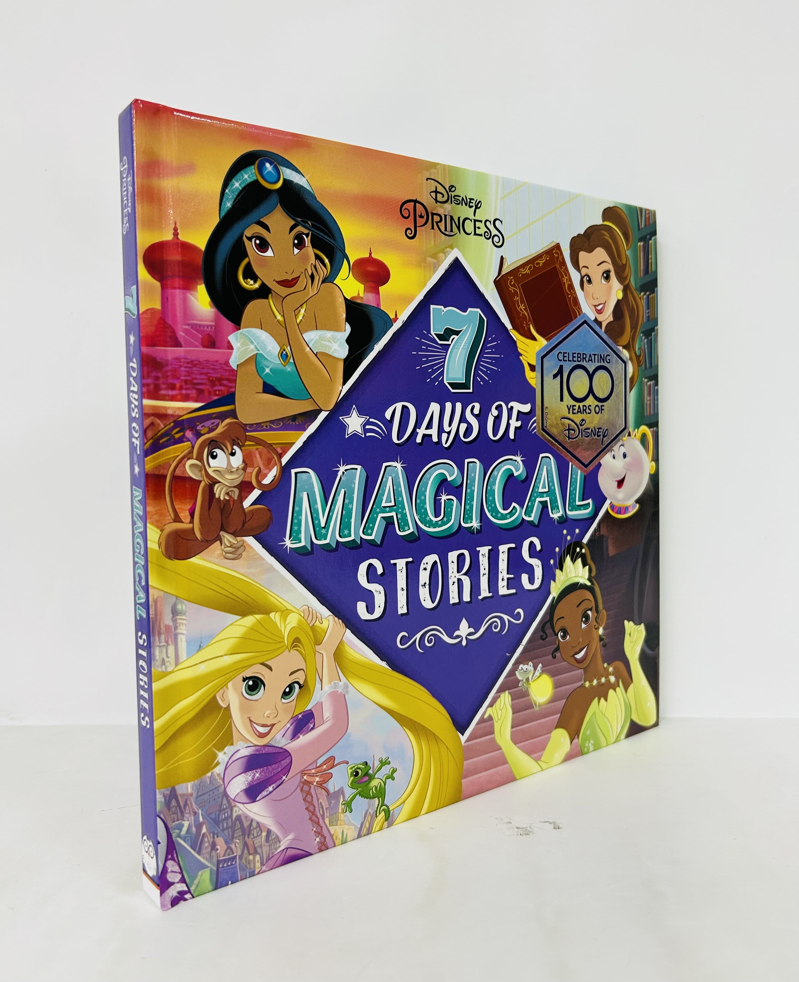 Disney Princess 7 Days of Story Book Collection For Kids (142 Pgs