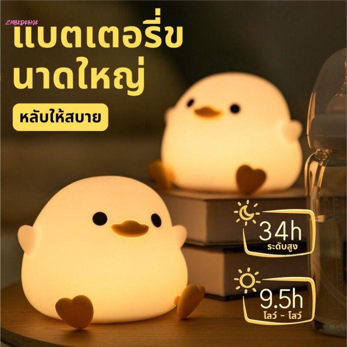 【ZMBKDKHJK】โคมไฟนอน LED แสงอุ่น ขนาดกะทัดรัด พกพาสะดวก ไฟตกแต่งห้องนอน ราคา 178 บาท*ส่งฟรี