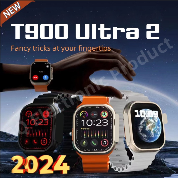 T900 Ultra Smart Watch Bluetooth Call, Ip67 Waterproof, Amoled