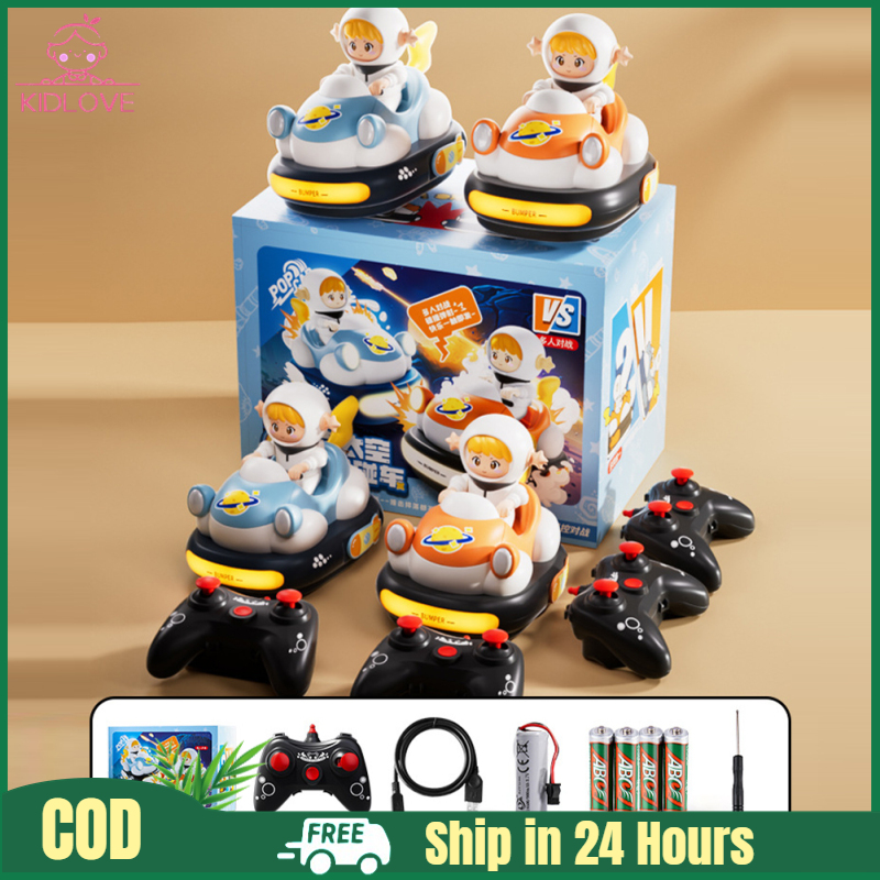 Kids Remote Control Bumper Car Toy Cartoon RC Battle Drifting Kart Race Car With Light Sound For Boys Girls ราคา 753 บาท*ส่งฟรี