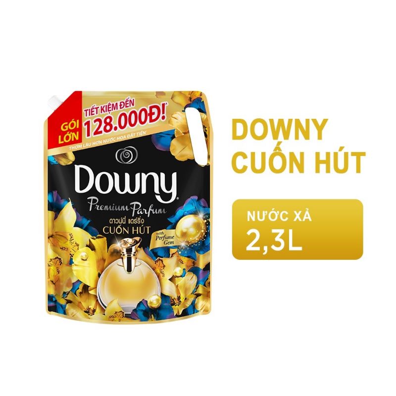 [HÀNG MỚI] Nước xả vải Downy túi (2,2 lít) downy cuốn hút giúp áo quần mềm mại và thơm mát