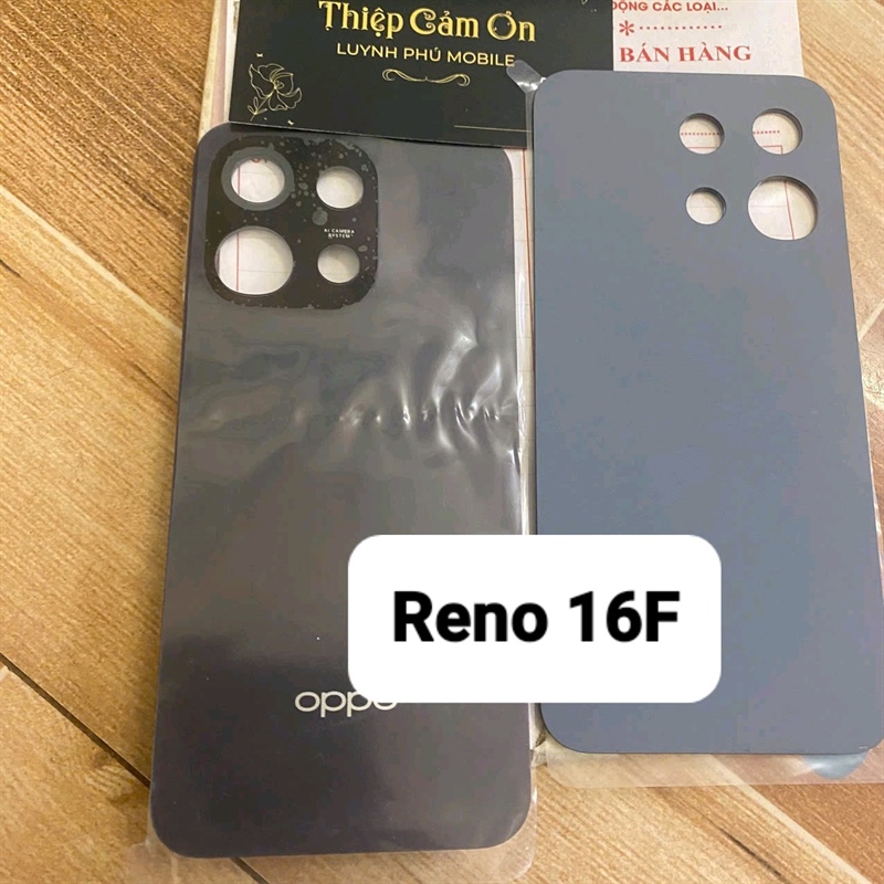 Nắp lưng oppo reno 16F hàng mới