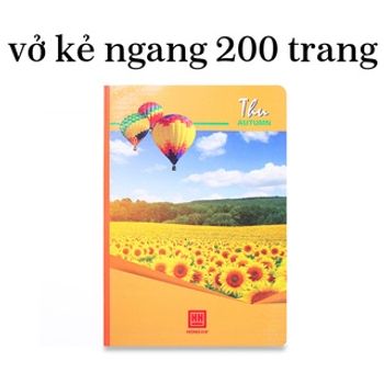 Vở kẻ ngang hồng hà 200 trang B5 / A4 cao cấp vở ô ly hồng hà học sinh sinh viên