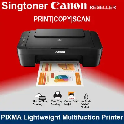 [Local Warranty] Canon PIXMA MG3070S Compact Wireless All-In-One Inkjet Printer MG3070 MG-3070S MG-3070 MG 3070S 3070 colour printer color inkjet printer color printer ink tank printer inktank printer