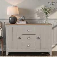 Synergy House Lexington 2 Door 3 Drawer Sideboard Display Cabinet
