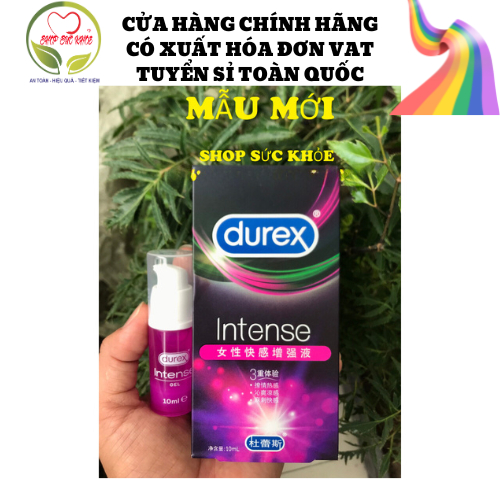 Gel Bôi Trơn Durex Intense tăng Khoái Cảm Nữ 10 ml - Shop Cam Kết Chính Hãng, Hàng Nội Địa Trung, Cô