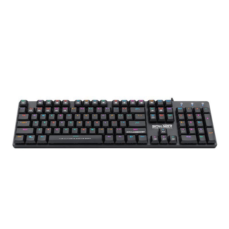 Armaggeddon SMK-12R RGB Kestrel Outemu Switch Mechanical Keyboard | 104 Key Low-Profile | 16.8 Million Colour RGB Effect Singapore