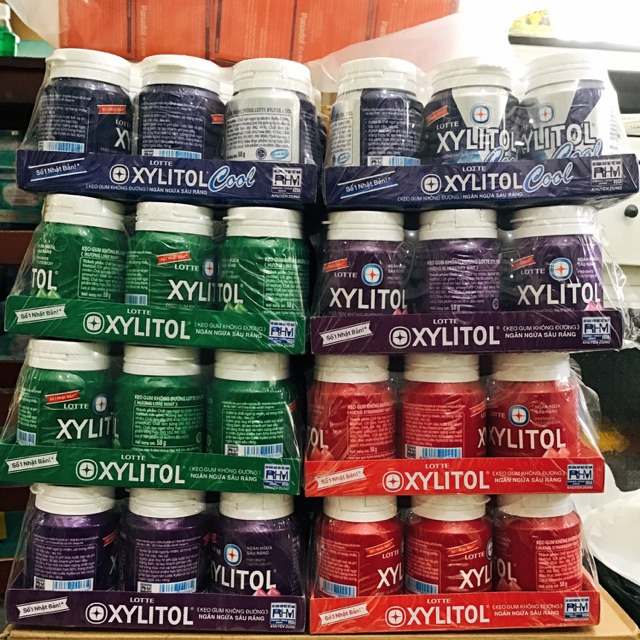 (date mới nhất) Kẹo Gum Không Đường Lotte Xylitol