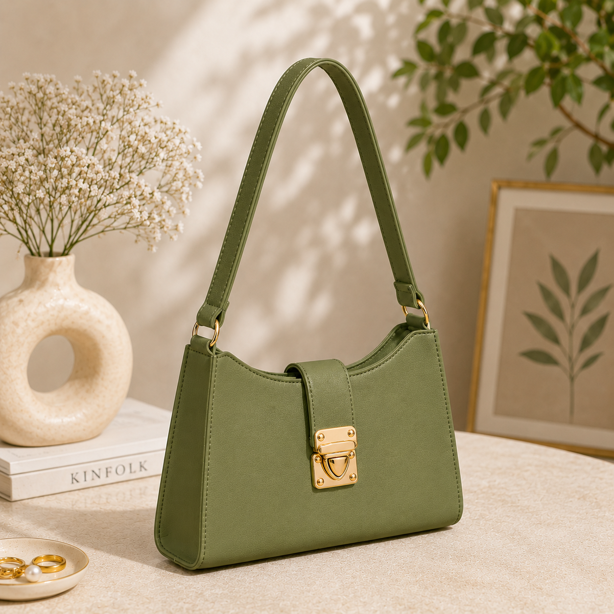 Fashion Club Handbag for Girls - Stylish PU Leather Shoulder Bag for Women | Fashion Tote Bag | Crossbody Purse | Casual Ladies Handbag Stylish Crossbody & Shoulder Bag with Leather Finish for Casual Use & Gifting