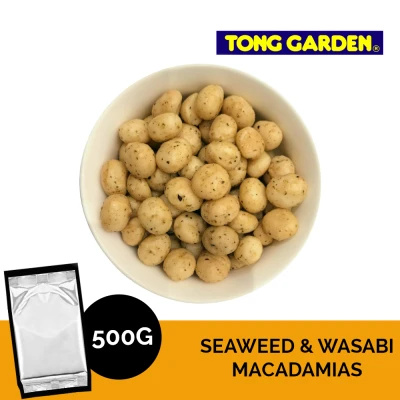 Tong Garden Seaweed & Wasabi Macadamias 500g