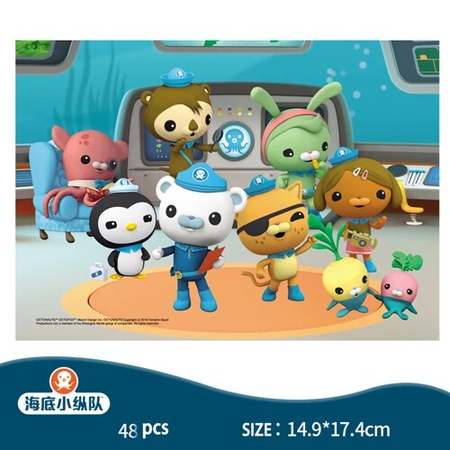 Bản gốc 3D giáo dục sớm Đồ chơi câu đố barnacles kwazii đèn lồng Thuyền Cá tàu ngầm phiêu lưu cứu hộ cảnh đồ chơi câu đố