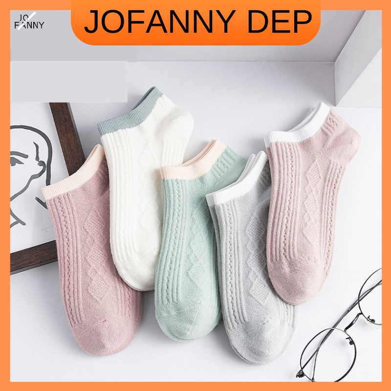 JOFANNY Quần tất cotton phối ren nhiều màu dễ thương - kiểu dáng đơn giản dễ phối đồ.