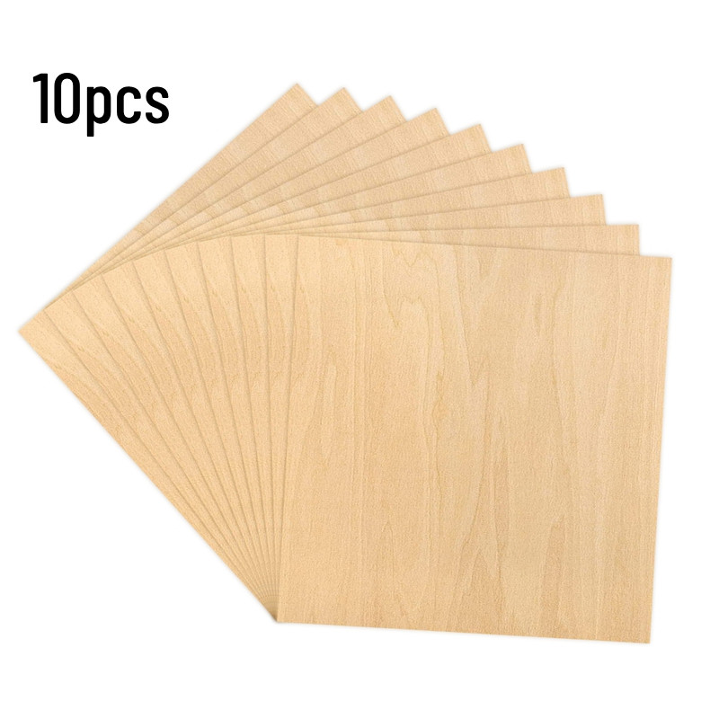 Uliekhy 5/10pcs Balsa Wood Boards Unfinished Wood For House Ship Craft Model DIY Balsa Wood Sheets Wooden Plate