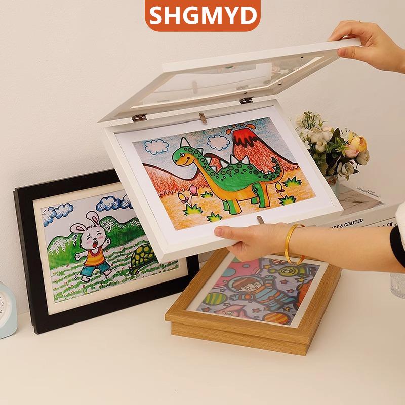 [COD] SHGMYD SPORTS A4กรอบศิลปะสำหรับเด็กกรอบแม่เหล็กด้านหน้าเปิดเปลี่ยนได้สำหรับเด็กโปสเตอร์รูปภาพภาพวาดแสดงภาพตกแต่งบ้าน ราคา 198 บาท*ส่งฟรี