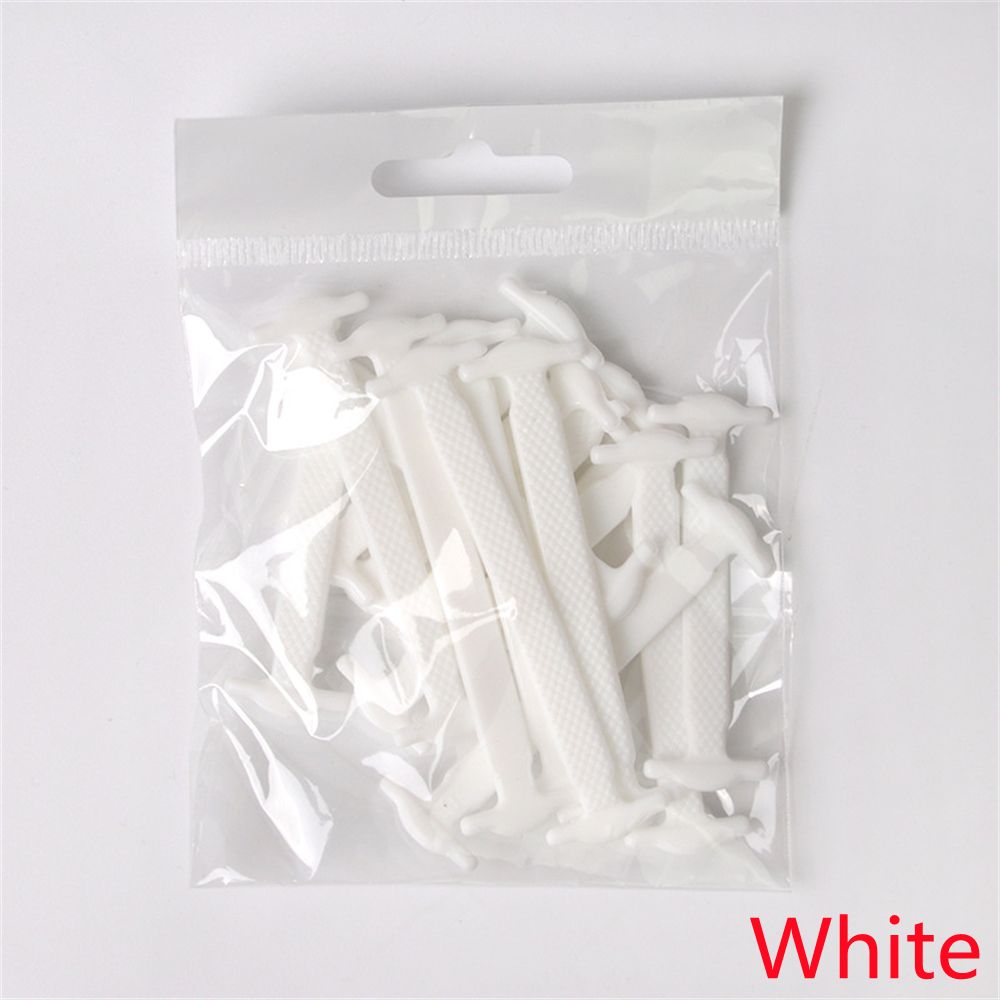KANNERT 16pcs 16 cái Dễ dàng Căng ra Unisex Phụ nữ Không mệt mỏi Đàn ông đàn hồi Silicone Không ràng buộc Dây giày