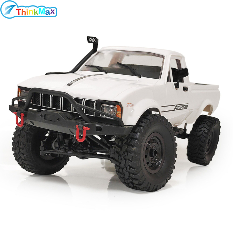WPL C24-1 4WD 1:16 RC Car 2.4G RC Proportional Control Crawler Off-road Car Buggy with LED Head Light Kids Battery Powered Cars ราคา 1,410 บาท*ส่งฟรี