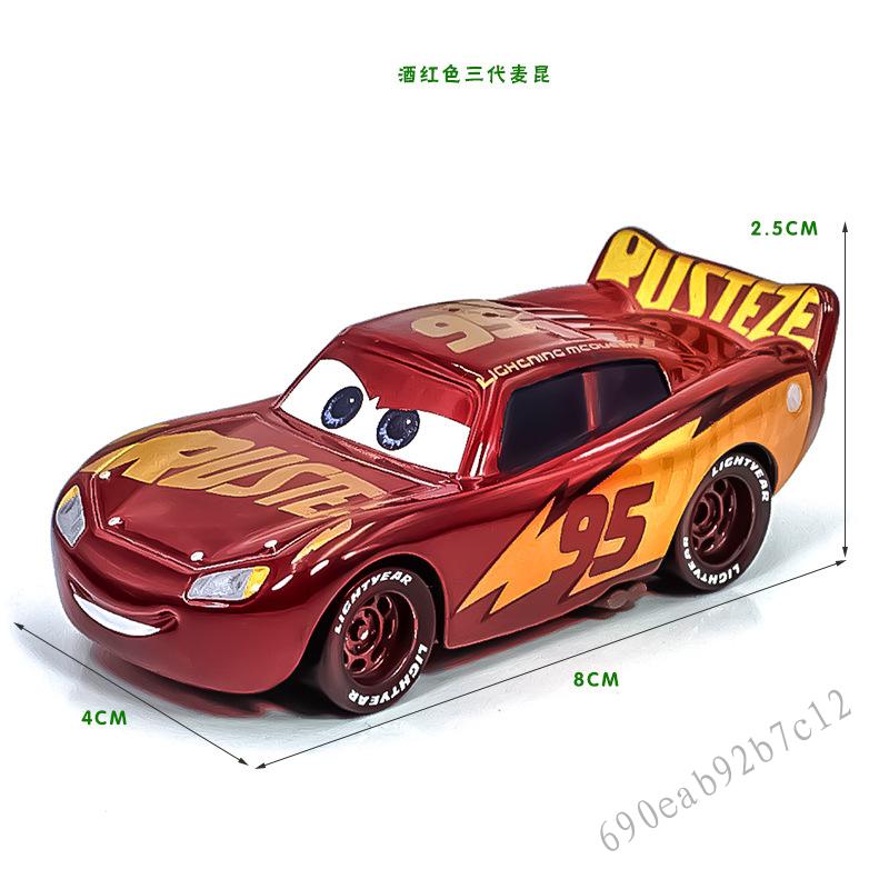 Ô tô đồ chơi hợp kim Lightning McQueen số 66 - Mô hình kim loại quà tặng giáng sinh cho trẻ em - 8