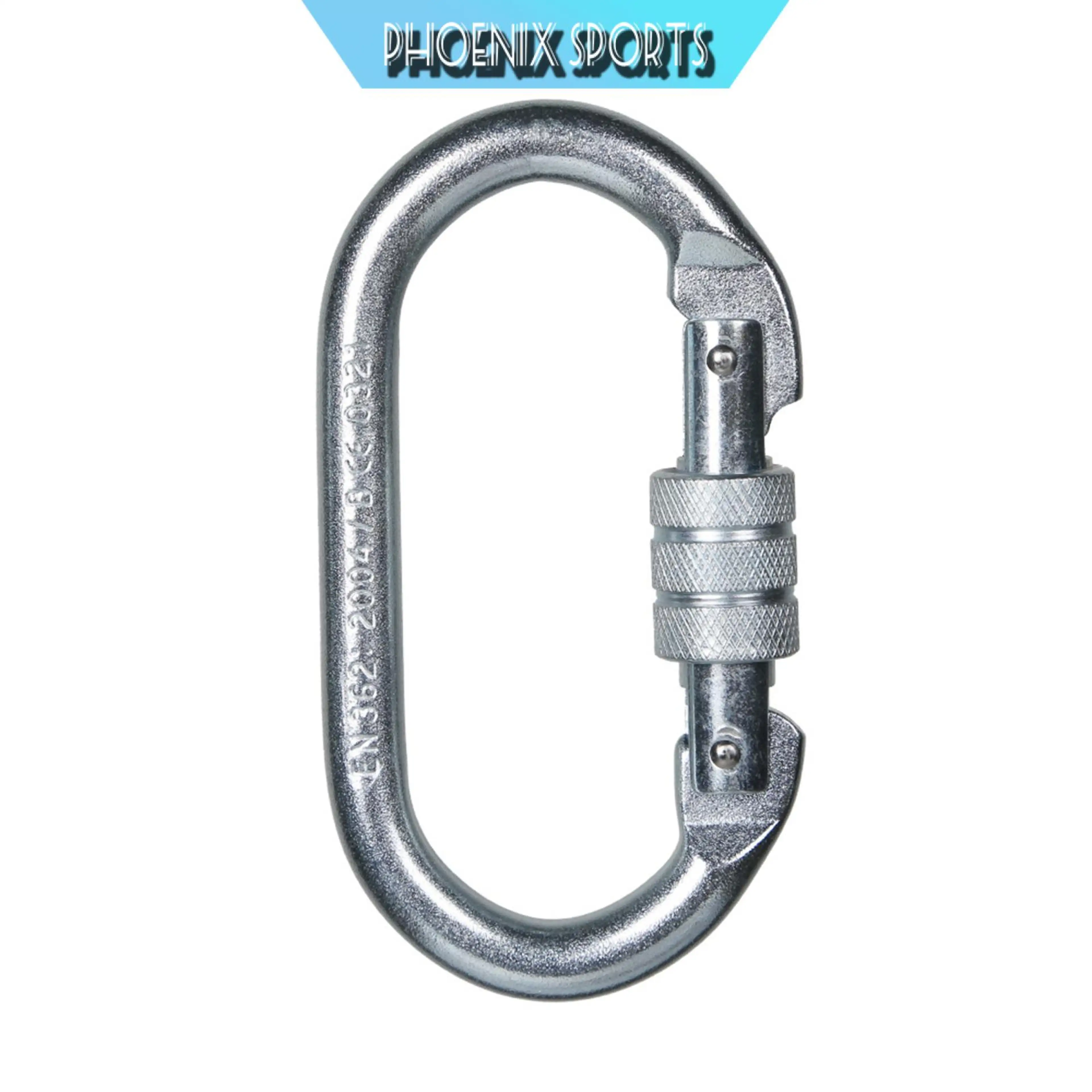 Honrane Heavy Duty 25kn Lightweight Screwgate Carabiner – Locking Clip for Rock Climbing Rescue Outdoor Camping Aerial Work – Durable Safety Gear for Asia Adventures