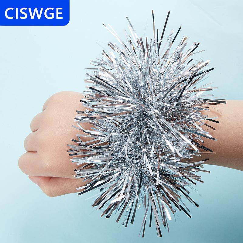 [COD] CISWGE  2 cái áp dụng cho Trò chơi thể thao pompoms 7 phong cách cổ vũ hoa bóng hiệu suất khiêu vũ cổ tay hoa trò chơi thể thao Vòng đeo tay