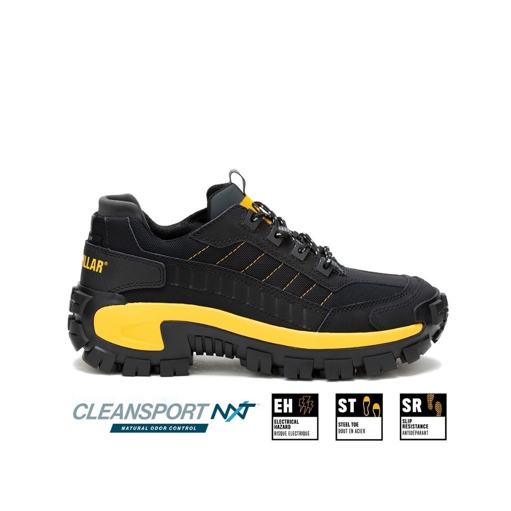 Caterpillar Men's Invader Mecha Composite Toe Work Shoes - Black