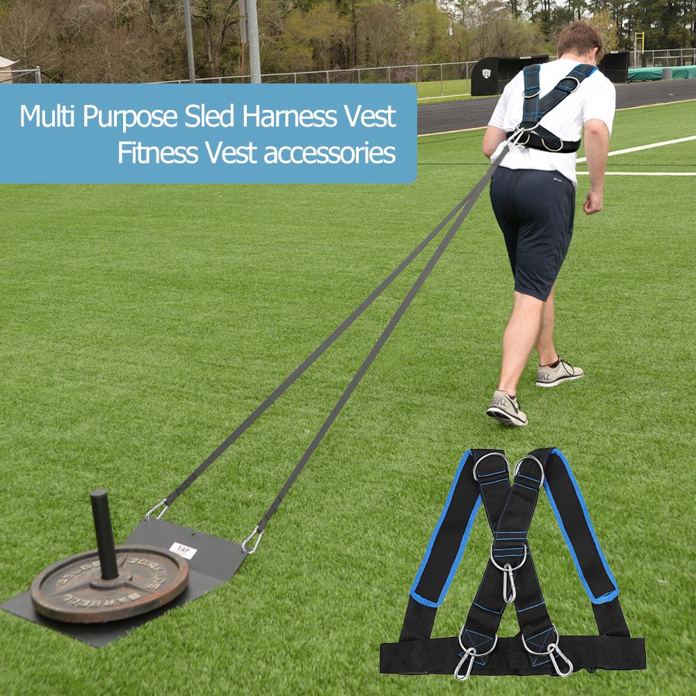 Sportschannel Tốc Độ luyện tập chạy Dây Đeo Sled Vai Trọng Lượng Vest Khai Thác Huấn Luyện Viên