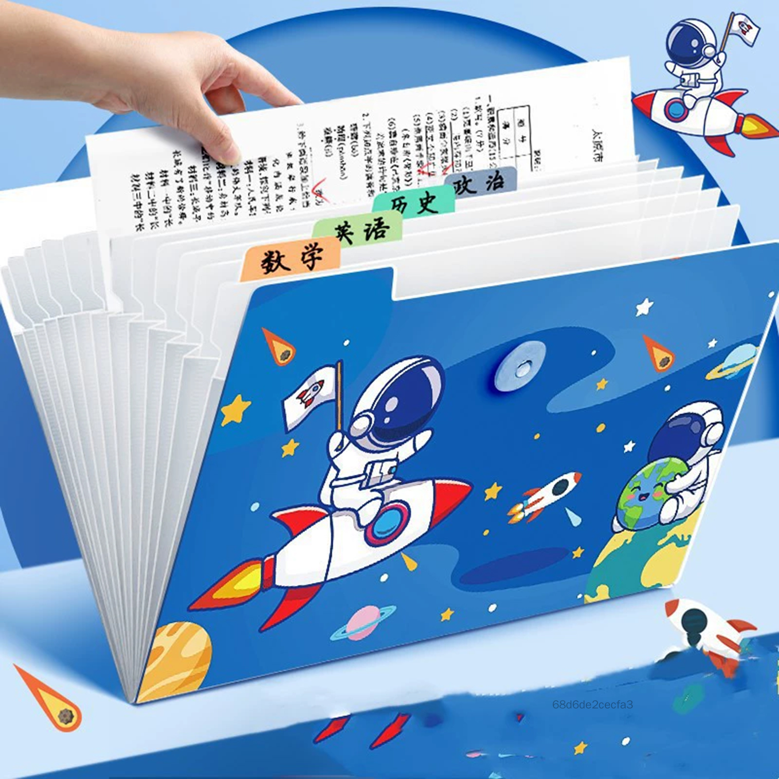 Tài liệu tổ chức tệp thư mục 13 lớp A4 Thư mục giấy thư mục di động có tay cầm HJJN-VN