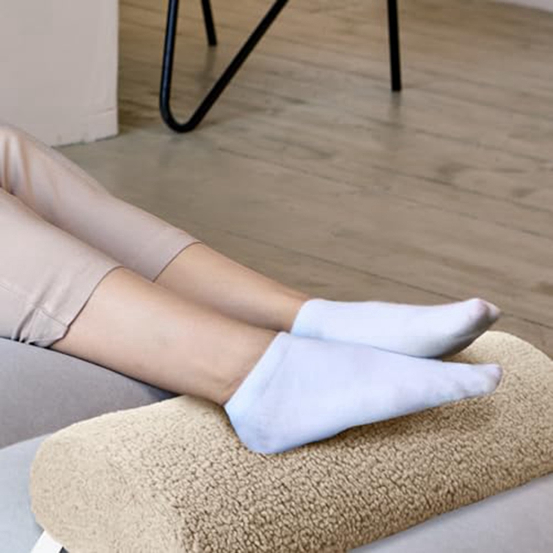 [Waanon]Recliner Footrest and Backrest Cushion Multi-Functional Semi-Rolled Leg Pillow for Various As Sleeping and Resting