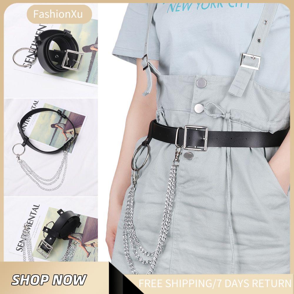 FASHIONXU Thời trang khí Hiphop Dây đai tua Dây chuyền thắt lưng Vòng cổ bụng Trang sức cơ thể